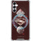 DC Comics Superman Purple Abstract Collage Galaxy A15 5G Clear Case